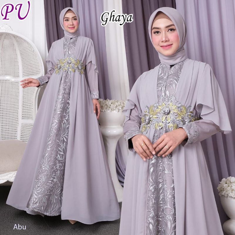 gamis pesta premium mewah