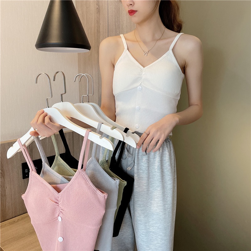 MOO B497 Tanktop Wanita Bra fashion wanita tanpa kawat sexy bh pakaian dalam wanita import cod