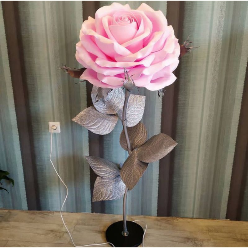 Lampu Bunga Mawar Dekorasi Rumah / Lampu Hias Wedding / Bunga Lampu Standing