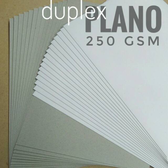  5 Lembar Kertas Duplex Duplek 250 Gsm Uk Plano 79cm X 