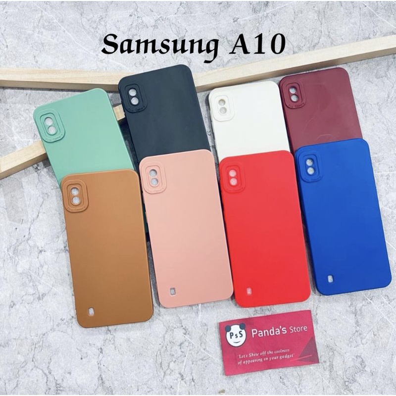 Softcase Pro Camera Samsung A10 Candy Case Full Color 3D Silikon TPU