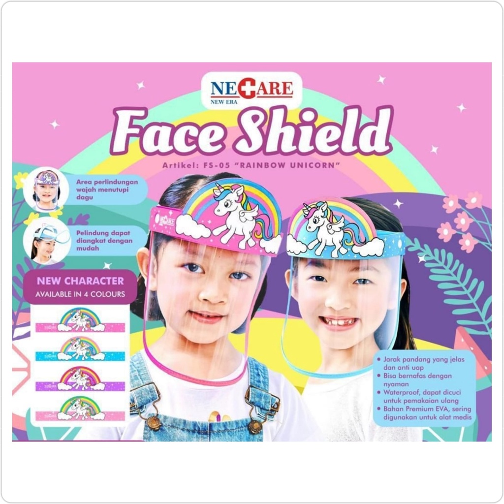 NEW ERA KIDS FACE SHIELD PELINDUNG WAJAH ANAK NEW ERA FS-04