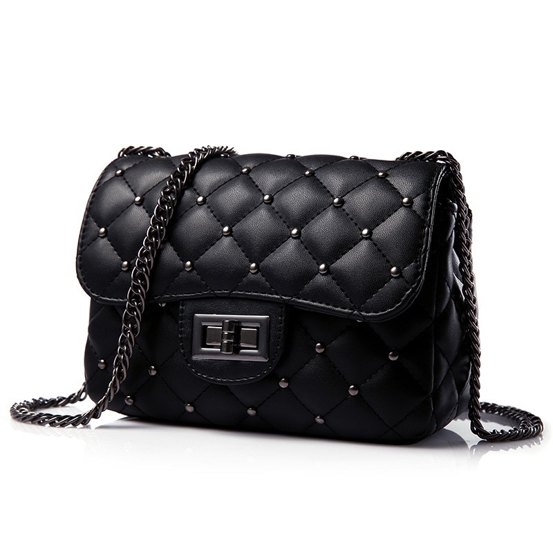 Tas Selempang Kulit Wanita Tas Hp Cewek Rantai Mini Slingbag TS 181