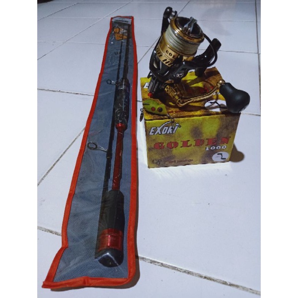 Daido Athena Proseries 4-12lb + Reel Exori golden 1000