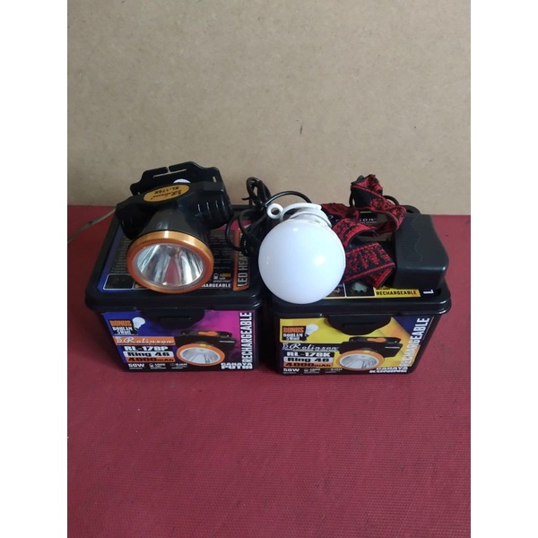 Senter Kepala Berkemah 50 watt Super Terang
