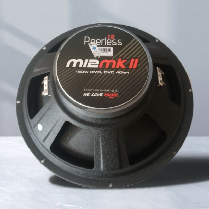 Subwoofer Peerless M12 MKll - DOBLE voice coil 12 inch