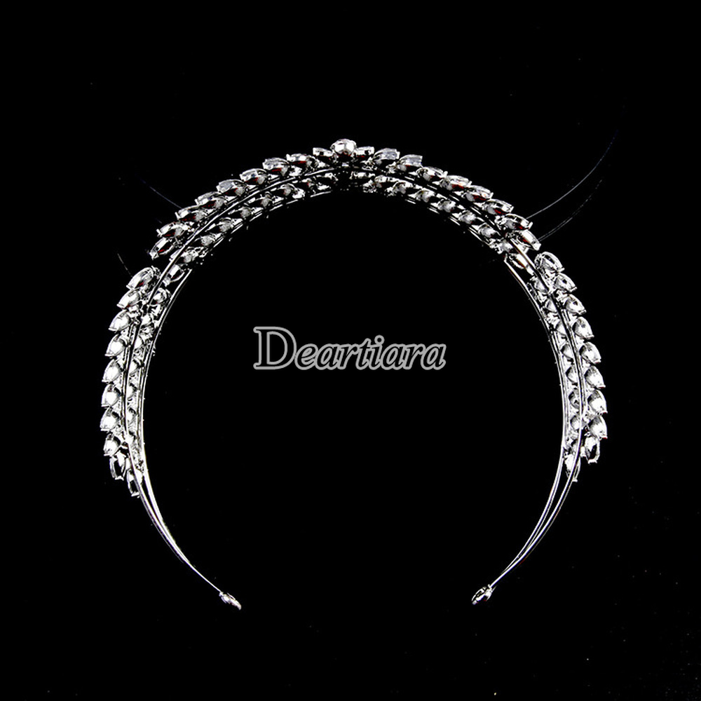 Wedding Bridal Crown Hair Accessories Rhinestone Alloy Princess Headdress