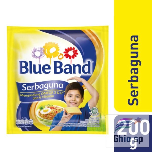 

Blue Band Margarin Mentega Serba Guna 200 gr - BlueBand
