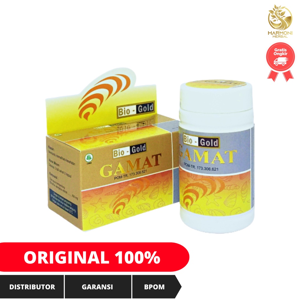 Kapsul Gamat Emas Bio Gold  Isi 75 Original BPOM