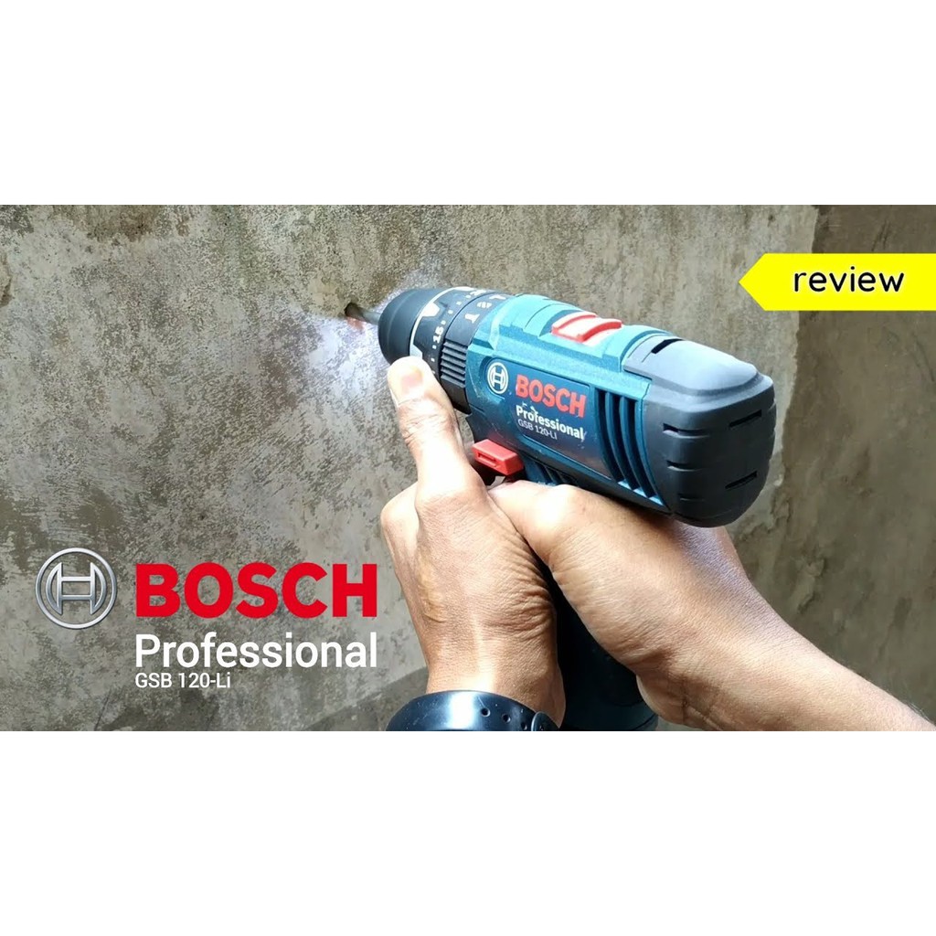 BOSCH GSB 120-Li - CORDLESS IMPACT DRILL DRIVER BOR BATERAI 12V GSB120