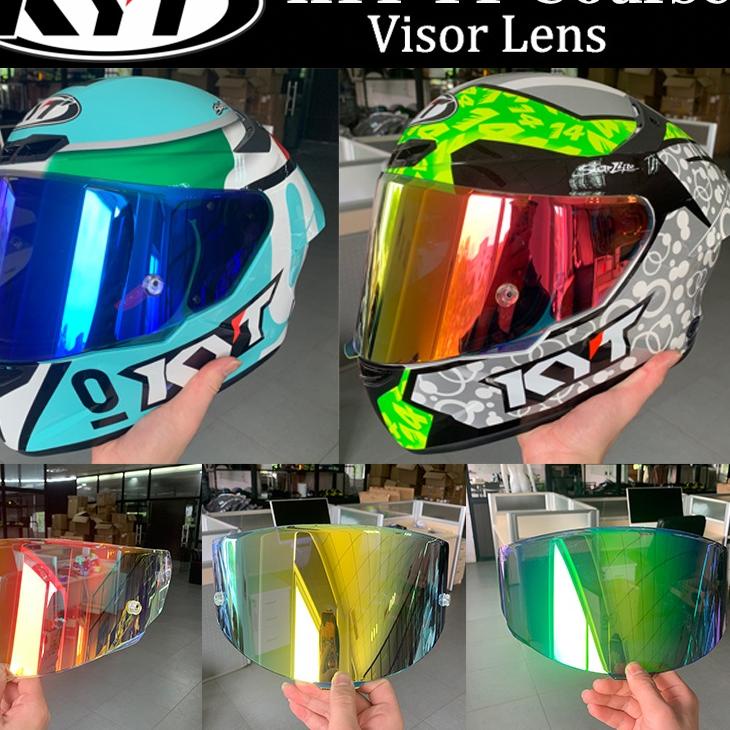 (VIRAL) original Visor Kyt Tt Course All Merk Visor Kyt Tt Course Iridium Kaca Kyt TT Course Visor F