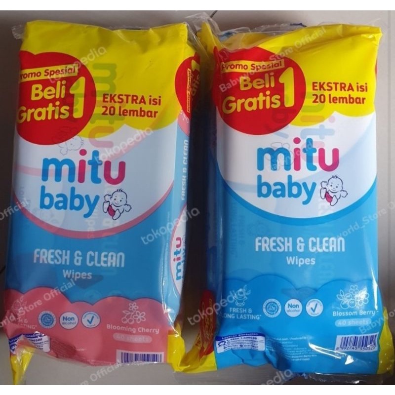 mitu baby wipes buy 1 get 1 50sheets