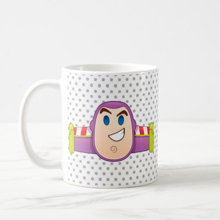Mug Gelas Keramik Toy Story Buzz Lightyear Emoji Dot