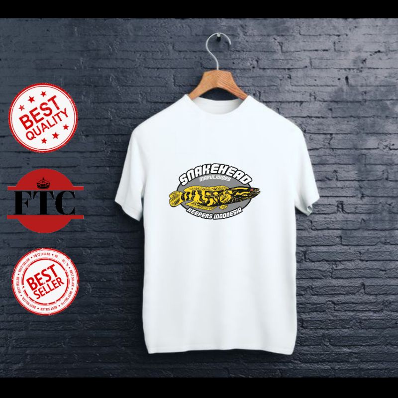 Kaos channa snakehead anak/baju channa snakehead anak laki-laki/perempuan/kaos channa kerren/t-shirt