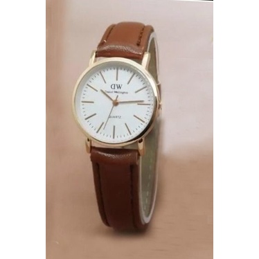 WBS JAM TANGAN COUPLE FREE BATERAI ✅COD KULIT IMPORT GROSIR MURAH PREMIUM PRIA WANITA ANAK REMAJA DEWASA VINTAGE CASUAL QUARTZ DD003-WANITA COKLT MUDA PP