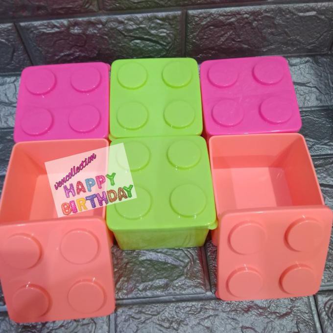KOTAK MAKAN LEGO ANAK/KOTAK MAKAN SOUVENIR/LUNCH BOX