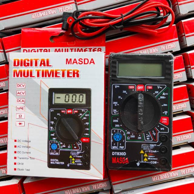 MULTITESTER DIGITAL MASDA DT-830D ADA BUZZER