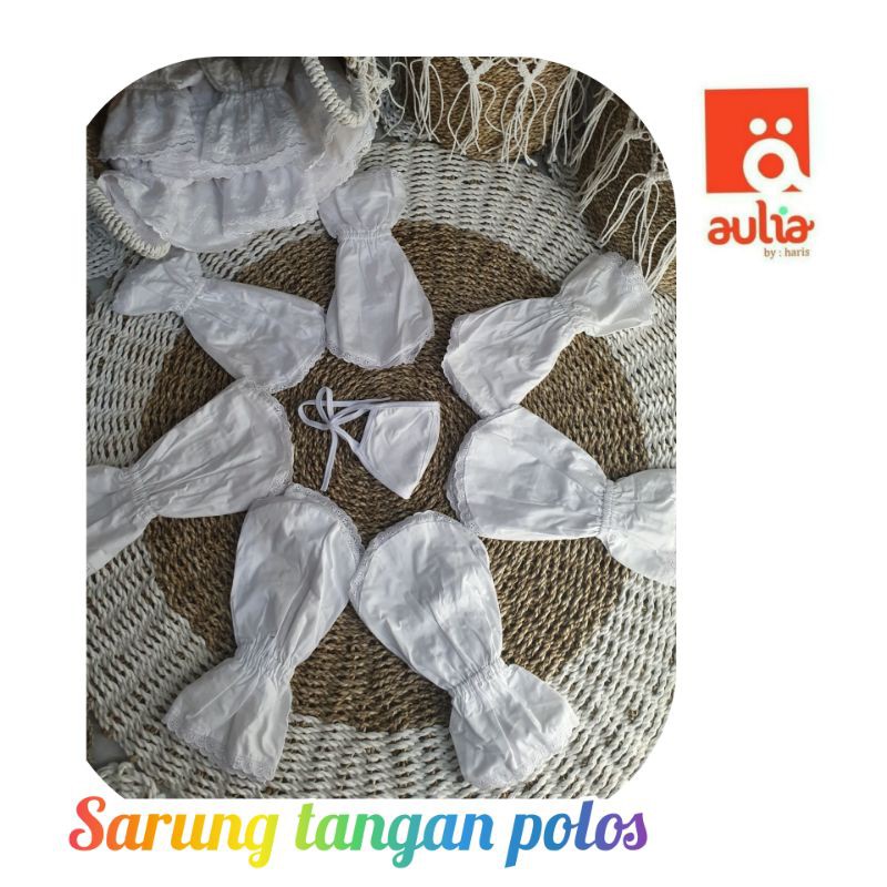 SARUNG TANGAN SHOLAT/ SARUNG TANGAN PUTIH/SARUNGTANGANUMROHDANHAJI/POLOS