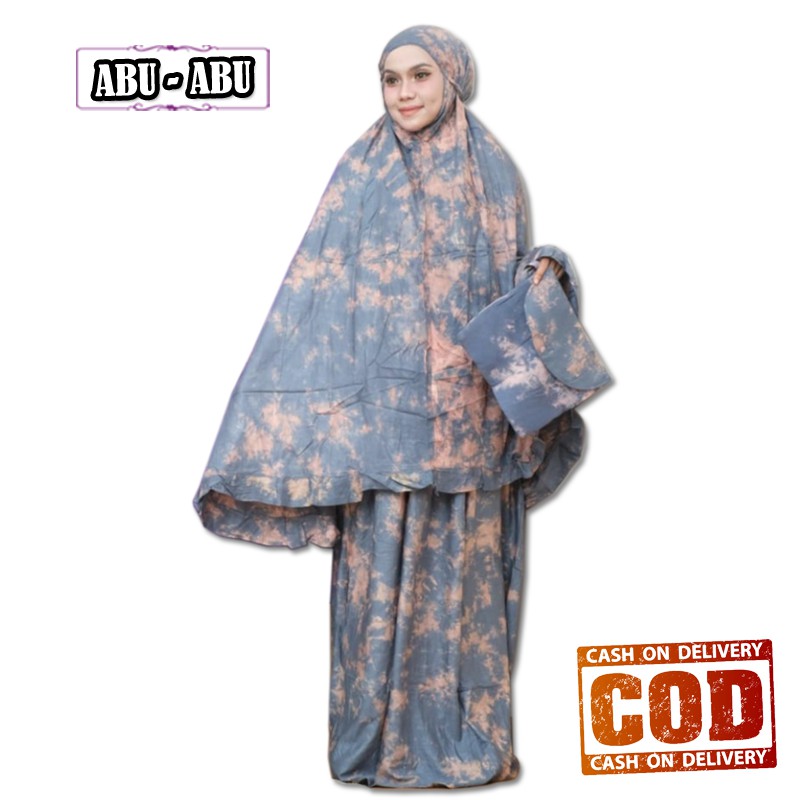 Mukena Dewasa Katun Rayon Motif Tie Dye Abstrak Mukena Rayon Janger Mukenah Bali Dewasa Mukenah