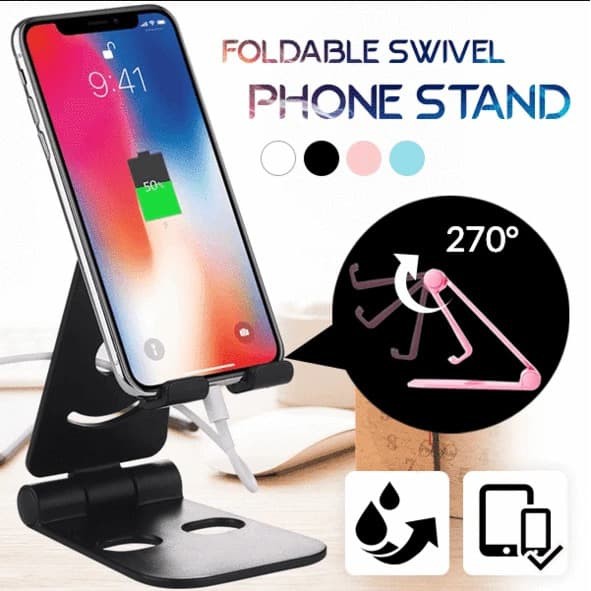 X Foldable swivel phone stand penyangga hp mini portable guripod