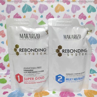MAKARIZO Rebonding System Sachet 125ml X 2 Step Obat