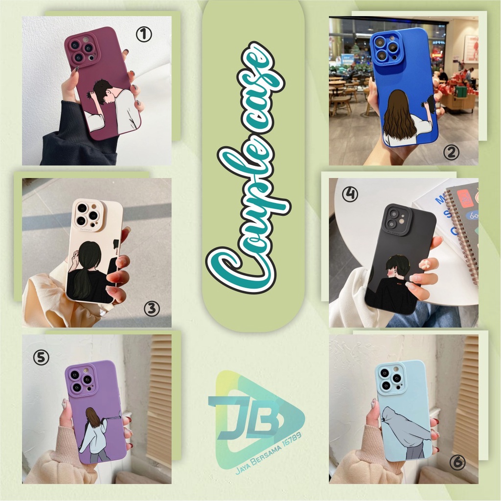 SOFTCASE PROCAMERA CUSTOM COUPLE OPPO VIVO SAMSUNG REALME XIAOMI IPHONE INFINIX FOR ALL TYPE JB5894