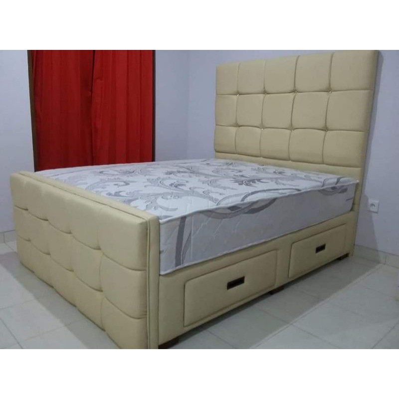 Springbed Full Set Dipan Laci Uk.160x200cm - Nerima tukar tambah springbed lama