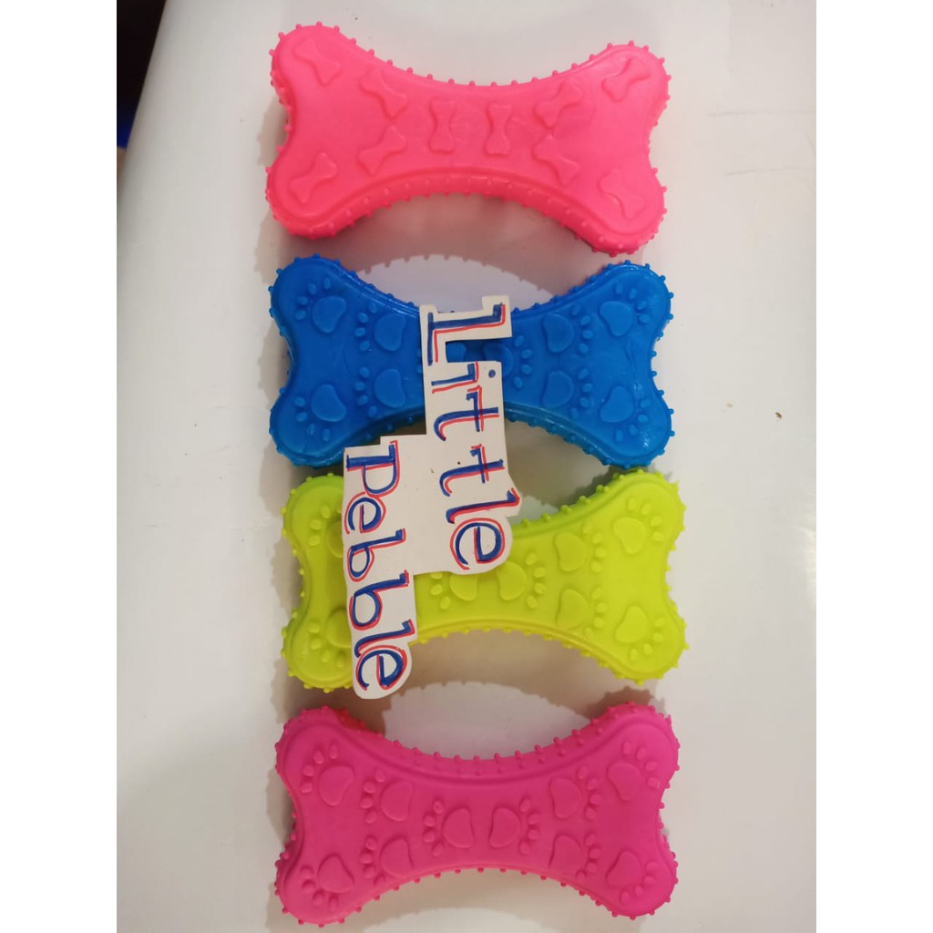 Super Pet Gigitan Bentuk Tulang Gepeng Mainan Kucing Anjing TY7
