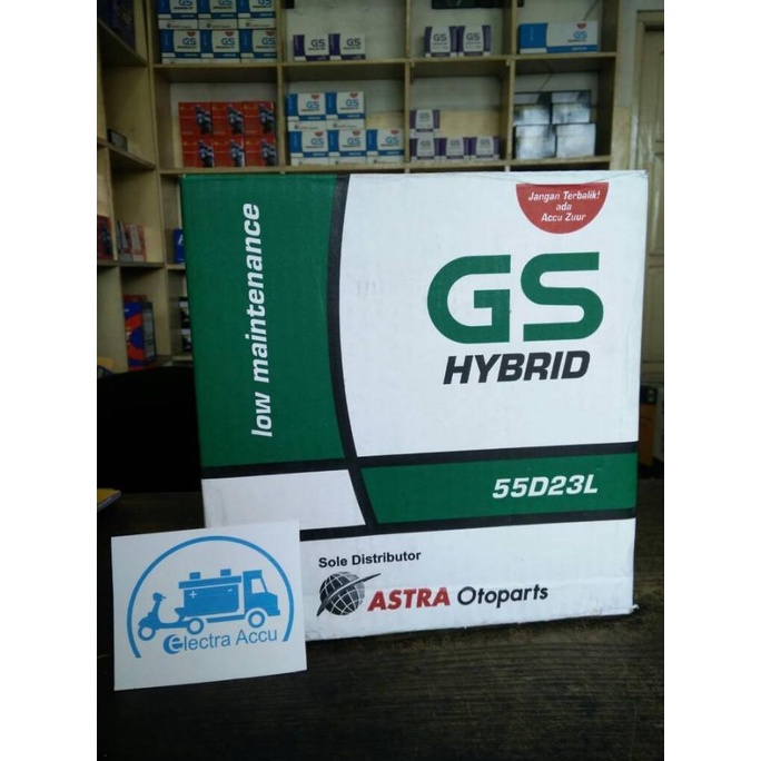 Aki Mobil Hyundai Trajet GS astra Hybrid 55D23L Aki Basah electra87 Kualitas Baik