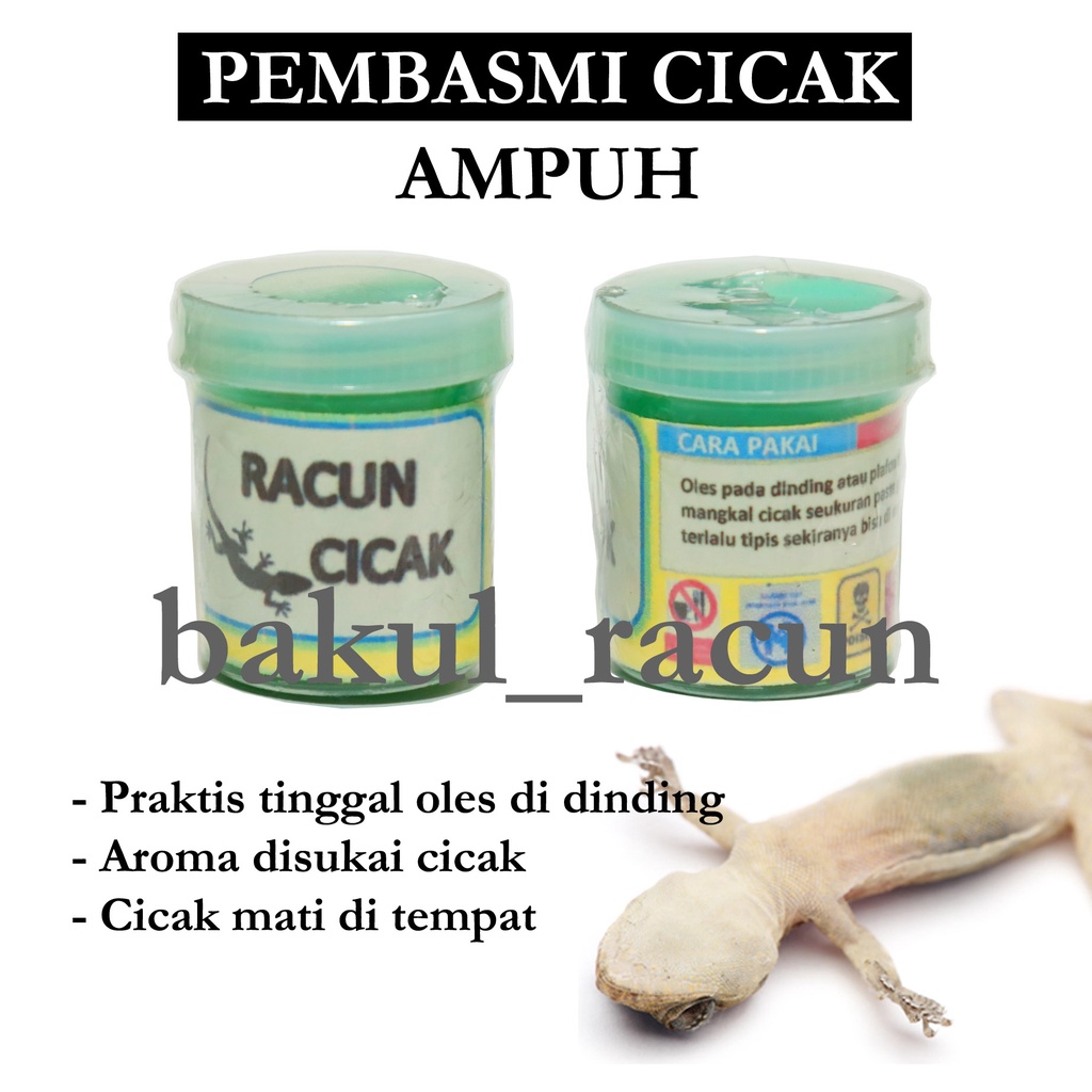 PEMBASMI CICAK PEMBUNUH CICAK RACUN CICAK OLES AMPUH HERBAL MATI DI TEMPAT