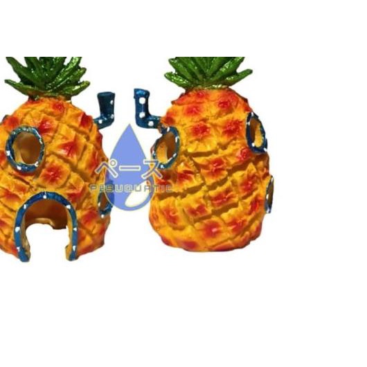 ☺ RUMAH SPONGEBOB NANAS / IMPORT / FIBER / HIASAN AQUARIUM / MAINAN ♝