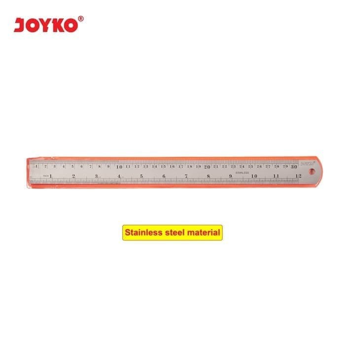 

Ruler Stainless Steel / Penggaris Besi Joyko RL-ST30 / 30 cm