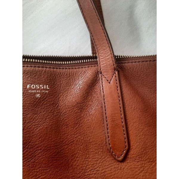Preloved fosil  shopper tote bag