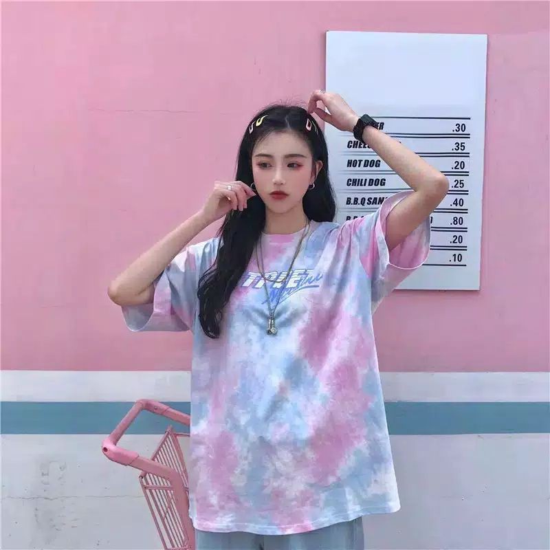 kaos tie dye oversize