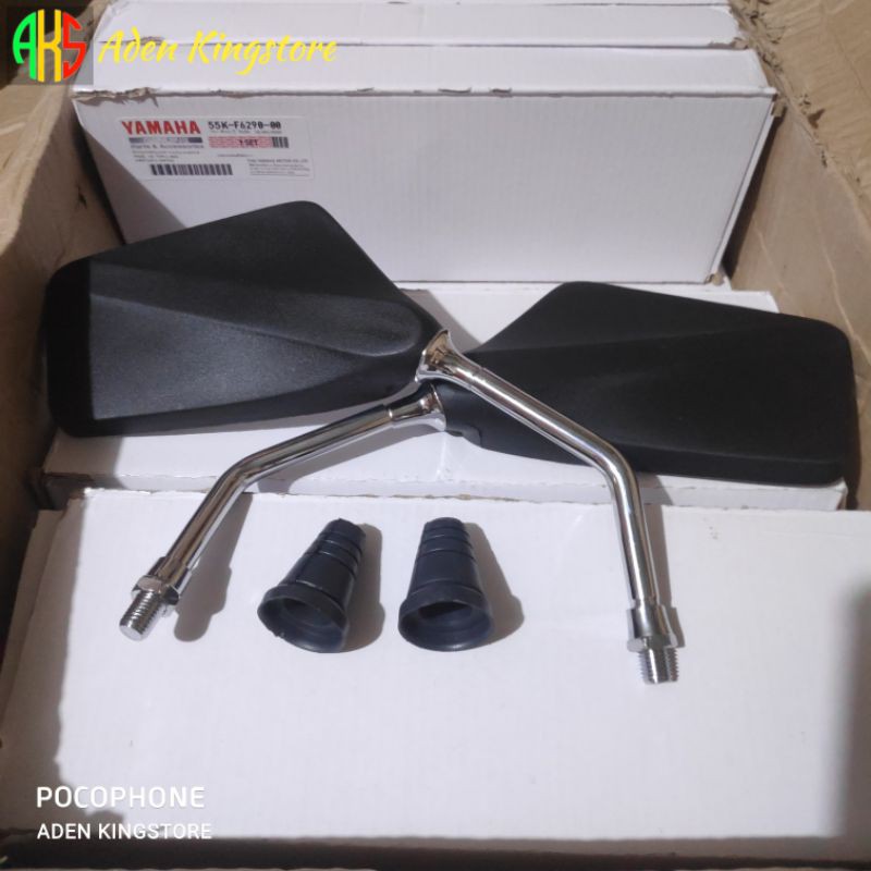 Spion kotak chrome RX KING Rxking RXK RXS RXZ ALFA CHAMP Yamaha Thailand