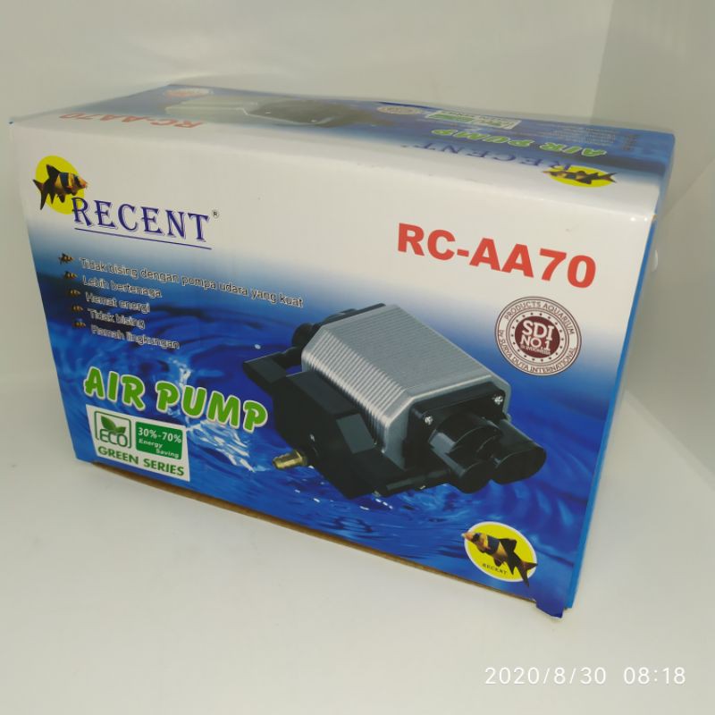 Mesin Gelembung Pompa Udara Aerator RECENT/HIKARI AA 70