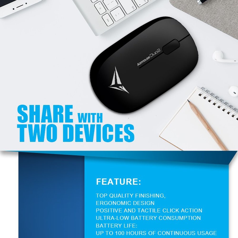 Alcatroz Airmouse DUO 2 Wireless &amp; Bluetooth