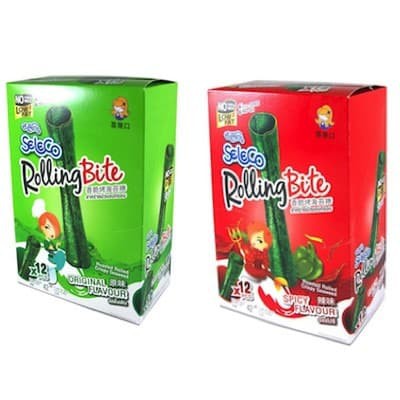 

Seleco Rolling Bite Seaweed Crispy Seaweed Snack Rumput Laut