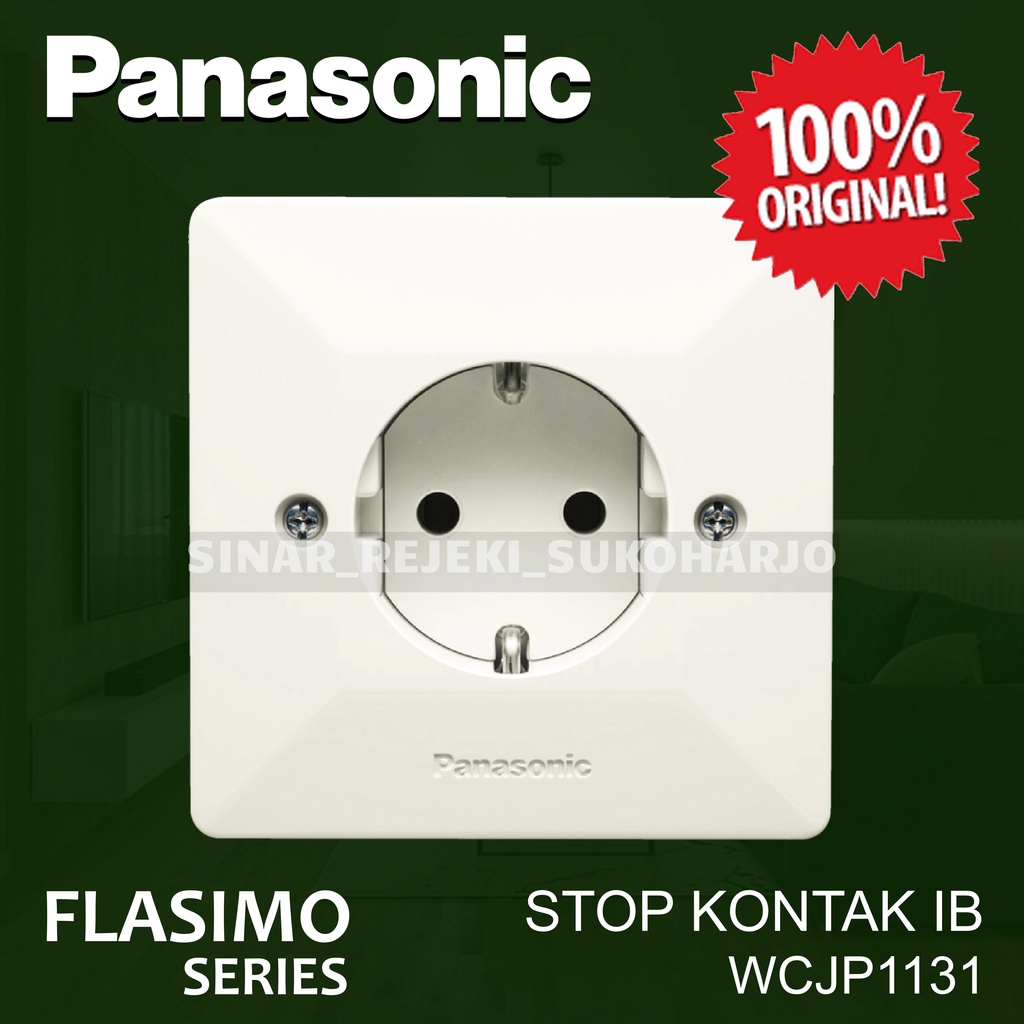 Panasonic Flasimo Stop Kontak Inbow / Tanam Stop Kontak IB