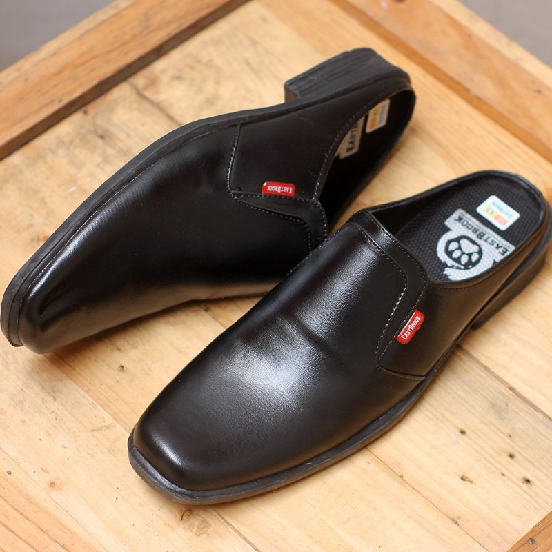 SLOP FAMOUS - EASTBROOK | Sepatu Slop Slip On Bustong Pria Casual Formal Kerja Original Murah