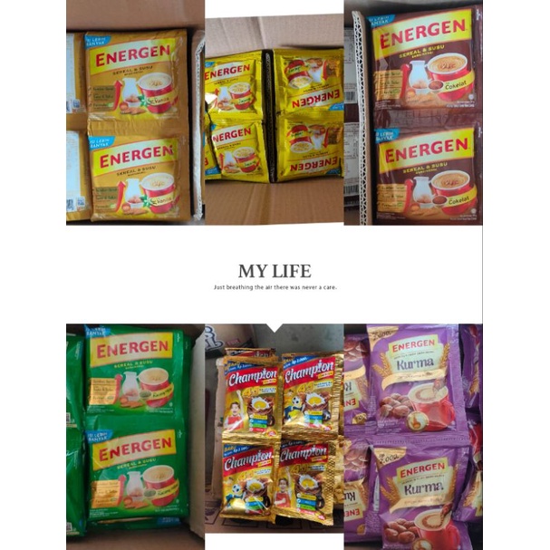 

Energen sereal all varian 1 renceng