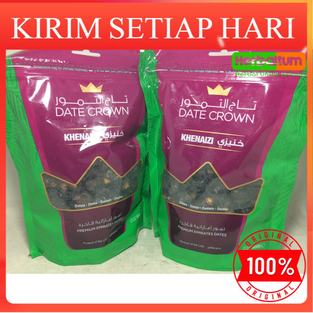 

KURMA ASLI DATE CROWN KHENAIZI 1/2 KG