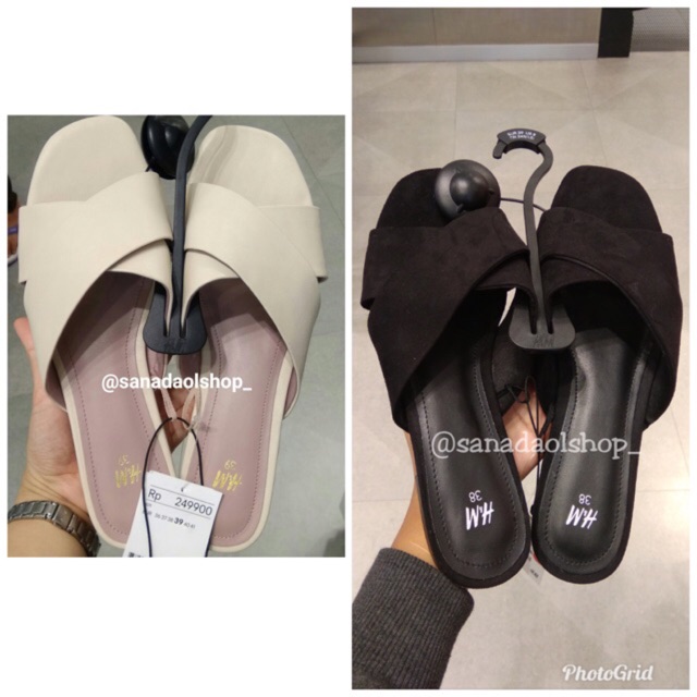 sandal bulu h&m
