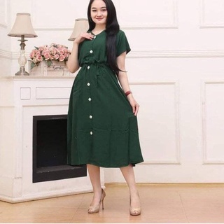 New Recommended Dress casual wanita dres polos baju andin ikatan