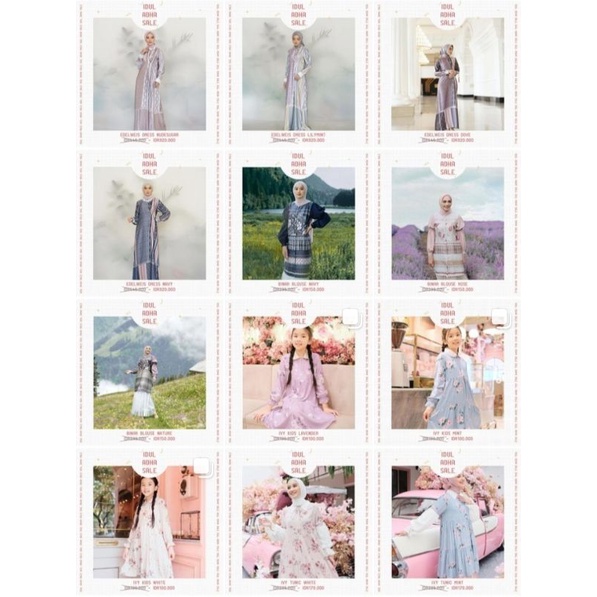 EDELWEIS DRESS•BINAR BLOUSE•IVY TUNIC•DAPHNE BLOUSE by vanilla hijab