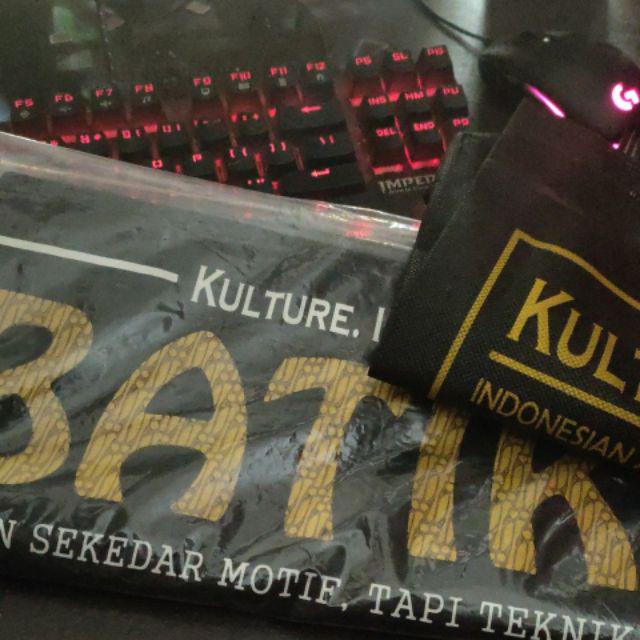 Kaos Distro Pria Original Kulture.idn Casual T-shirt Wanita Kaos Batik Indonesia Outfit Pl04