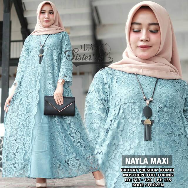 Brokat gamis jumbo