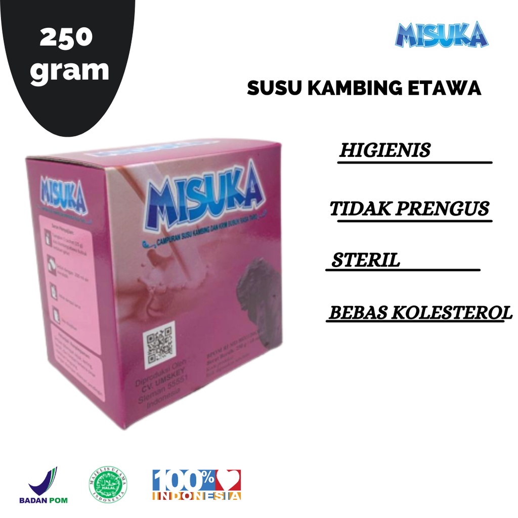 

Susu Kambing Bubuk MISUKA Rasa Taro 250 g