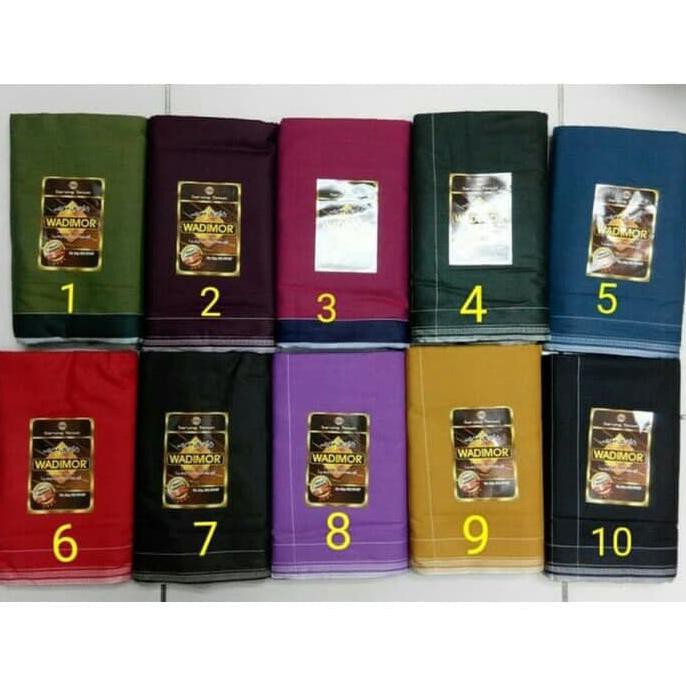SARUNG WADIMOR POLOS BERWARNA PALING MURAH