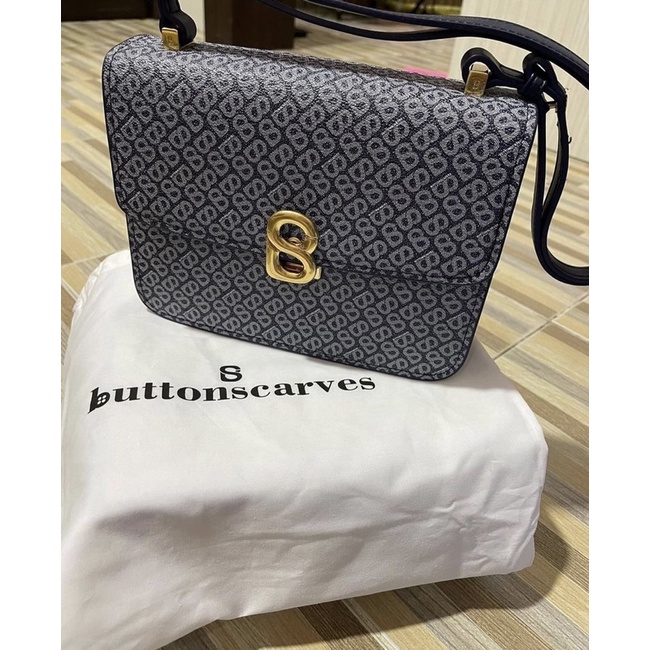 Shop Buttonscarves accessories The Audrey Monogram Bag Medium